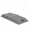 Global Industrial Lid for 1 Cu. Yd. Plastic Recycling Tilt Truck, Gray 241969